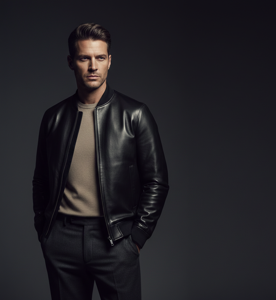 Gray Herringbone Jacket